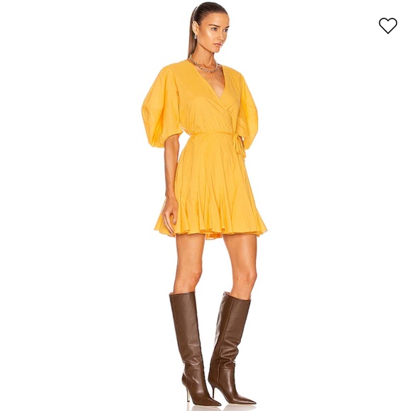 Rhode Claudine Dress in Mustard - Picture 3 of 4
